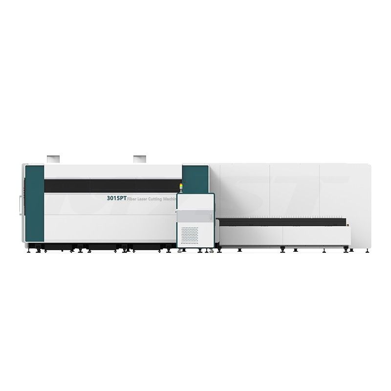 LX3015PT 3kw 4kw 6kw 8kw 10kw 12kw Metal Iron Fiber laser cutting machine with exchange table full cover rotary metal tube pipe fiber laser cutter