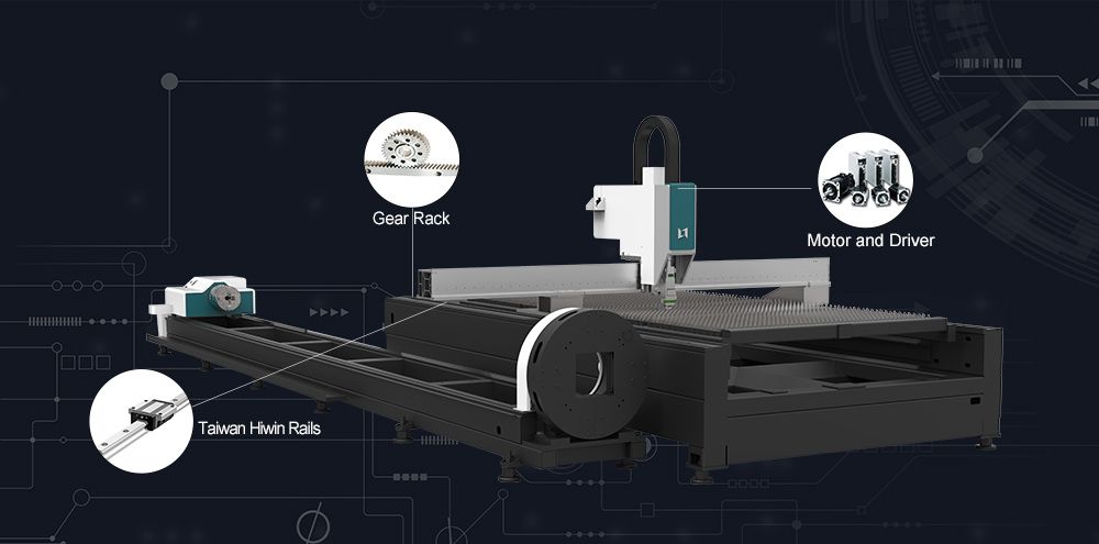 MT3015CT best optic desktop metal sheet plate and pipe fiber laser cutting machine  2000w 3000W 4000W 6000w 8000w 12000W for sale